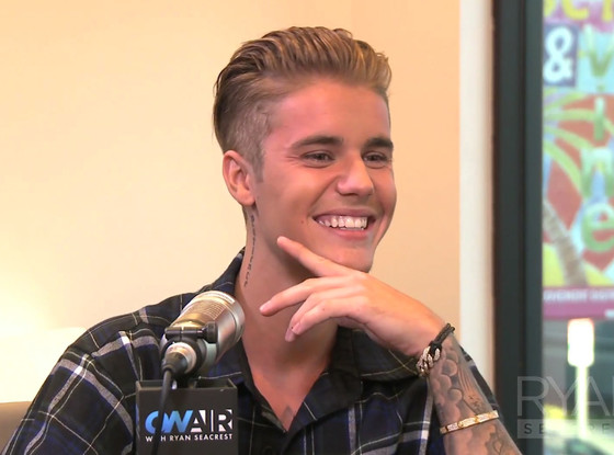 Justin Bieber, On Air with Ryan Seacrest Justin Bieber, On Air with Ryan Seacrest